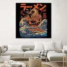 Great Ramen off Kanagawa by Ilustrata design on GIANT ART - white digital drawing