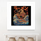 Great Ramen off Kanagawa by Ilustrata design on GIANT ART - white digital drawing