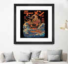 Great Ramen off Kanagawa by Ilustrata design on GIANT ART - white digital drawing