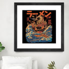 Great Ramen off Kanagawa by Ilustrata design on GIANT ART - white digital drawing