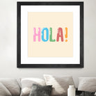 Hola! by Francisco Moreno on GIANT ART - yellow typography