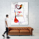 Chanel Shirt by Daniel Janda on GIANT ART - pink mixed media