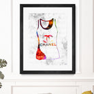 Chanel Shirt by Daniel Janda on GIANT ART - pink mixed media