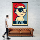 EVIL by Christopher Sanabria on GIANT ART - red digital painting