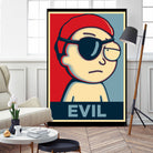 EVIL by Christopher Sanabria on GIANT ART - red digital painting