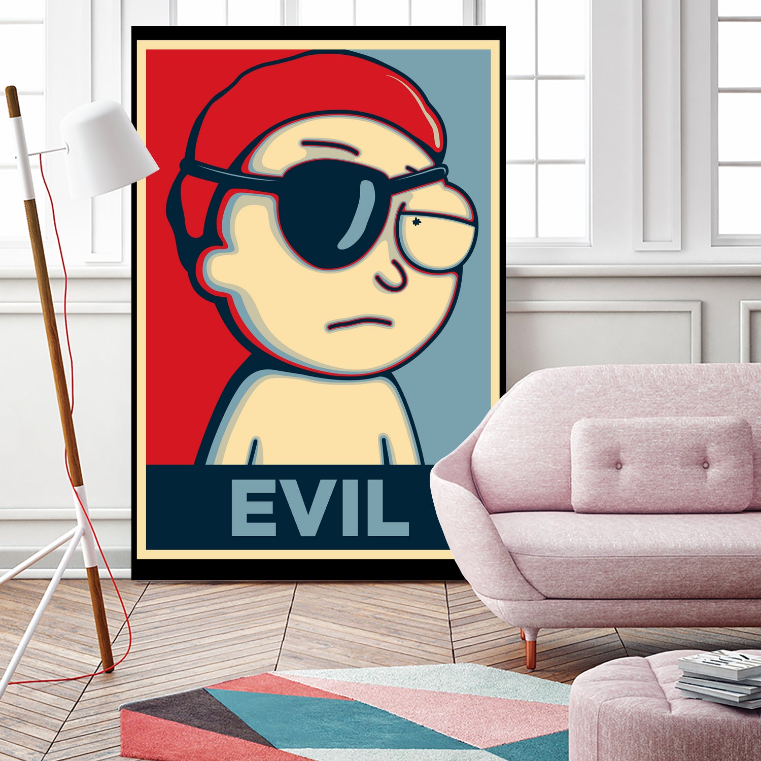 EVIL by Christopher Sanabria on GIANT ART - red digital painting