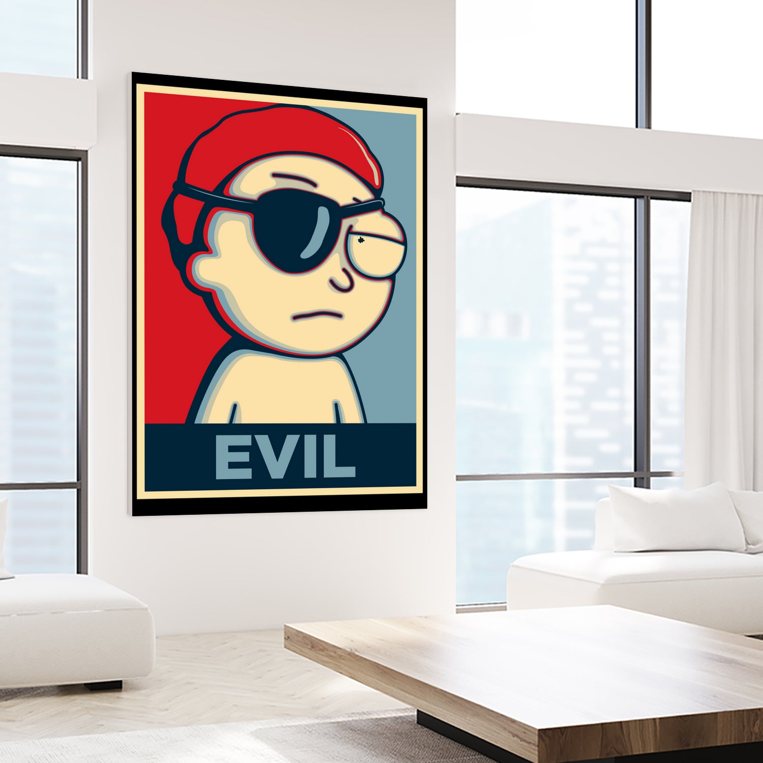 EVIL by Christopher Sanabria on GIANT ART - red digital painting