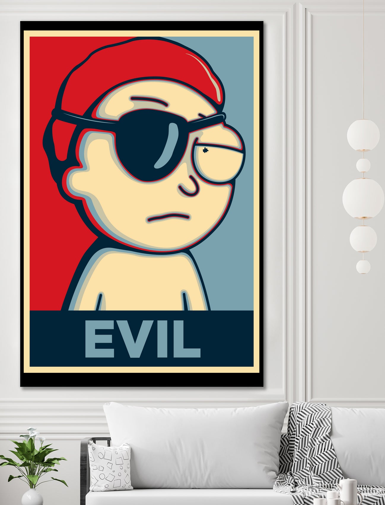 EVIL by Christopher Sanabria on GIANT ART - red digital painting