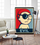 EVIL by Christopher Sanabria on GIANT ART - red digital painting