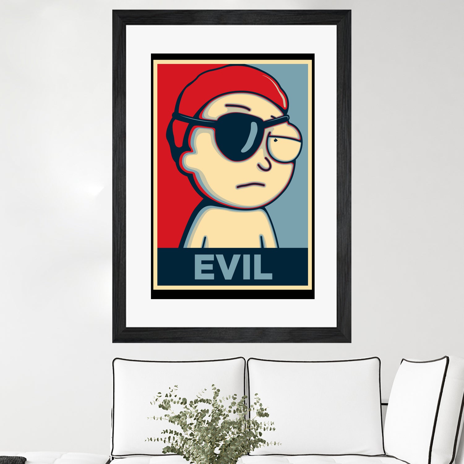 EVIL by Christopher Sanabria on GIANT ART - red digital painting