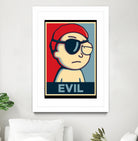 EVIL by Christopher Sanabria on GIANT ART - red digital painting