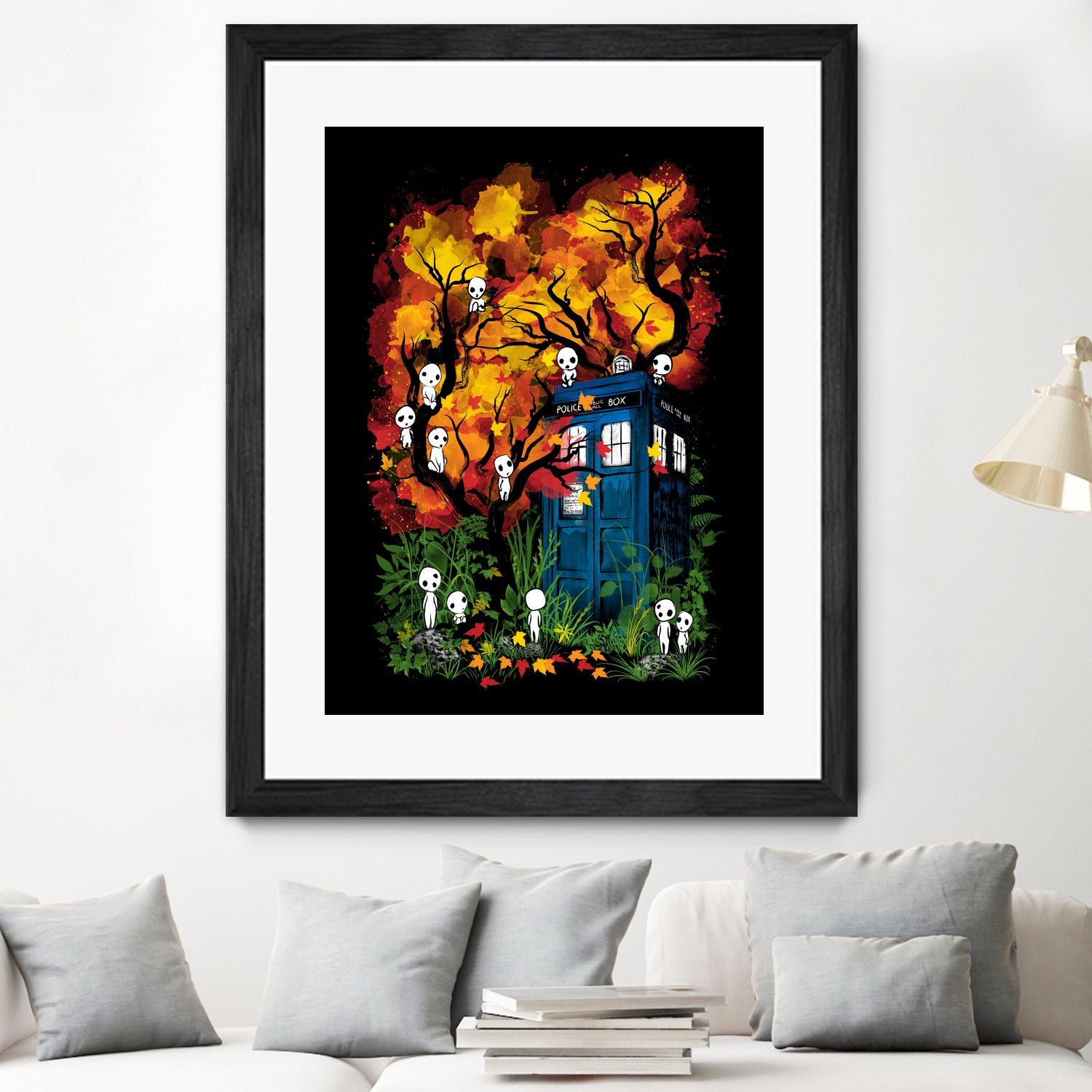 The Doctor in the Forest by Antonio Camarena on GIANT ART - black digital painting