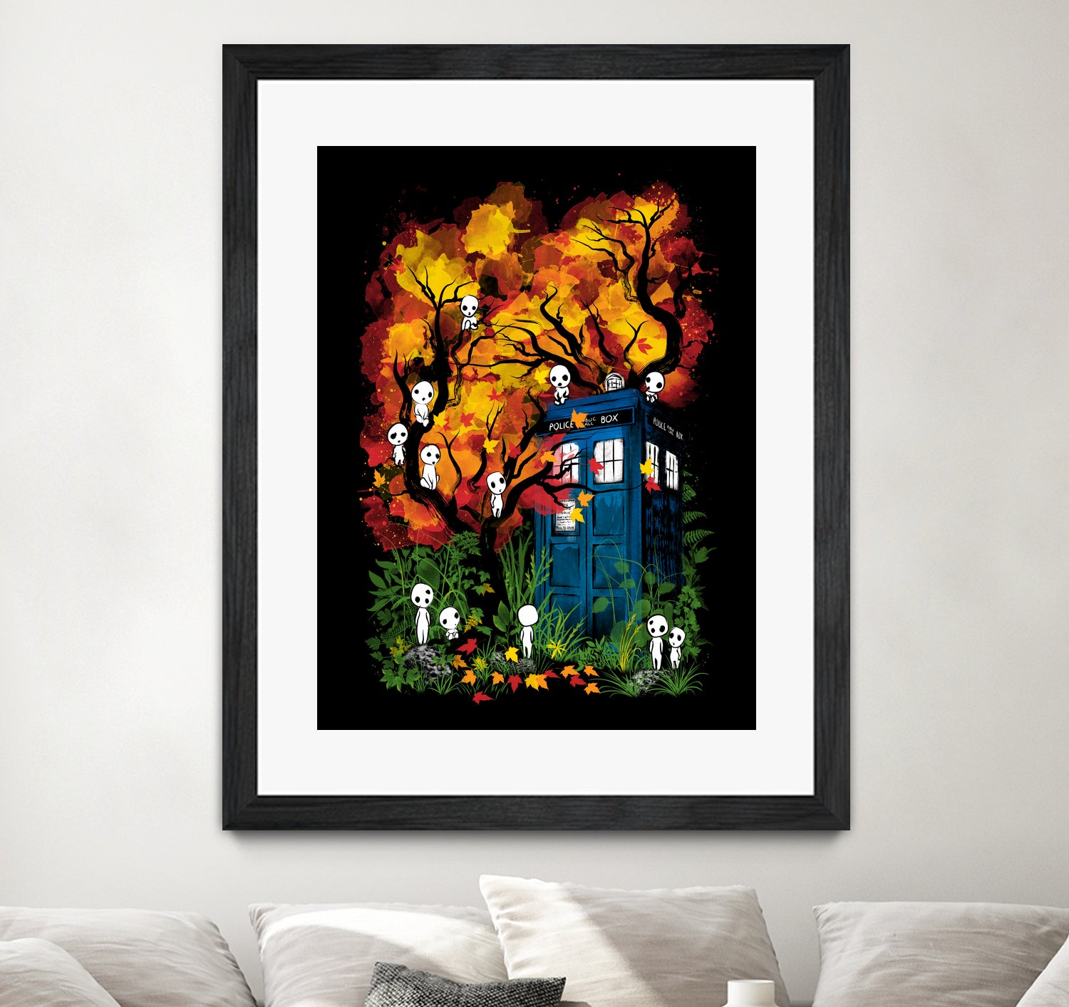 The Doctor in the Forest by Antonio Camarena on GIANT ART - black digital painting