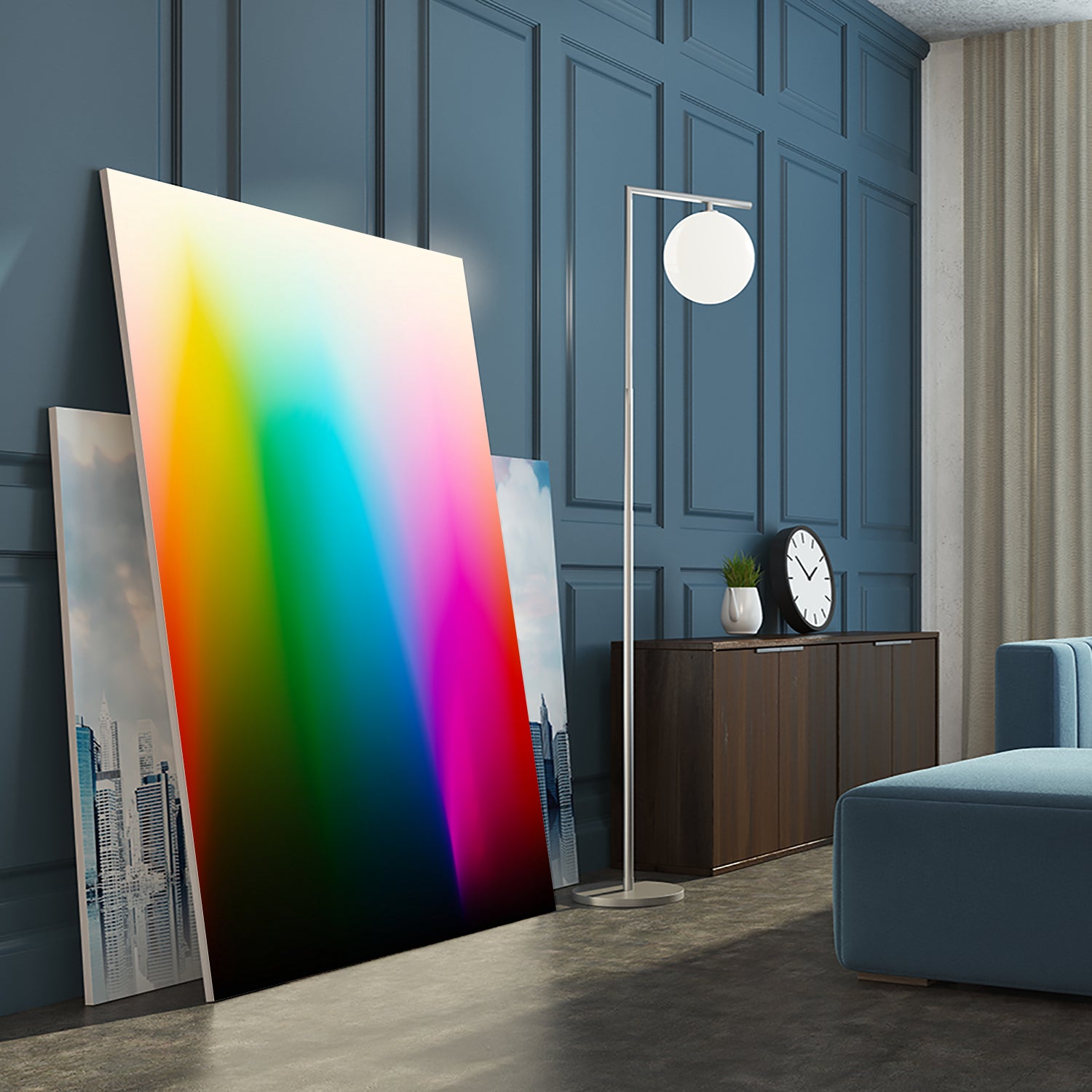 Every Color Rainbow Gradient on Film Stock by William Bottini on GIANT ART - red photo illustration