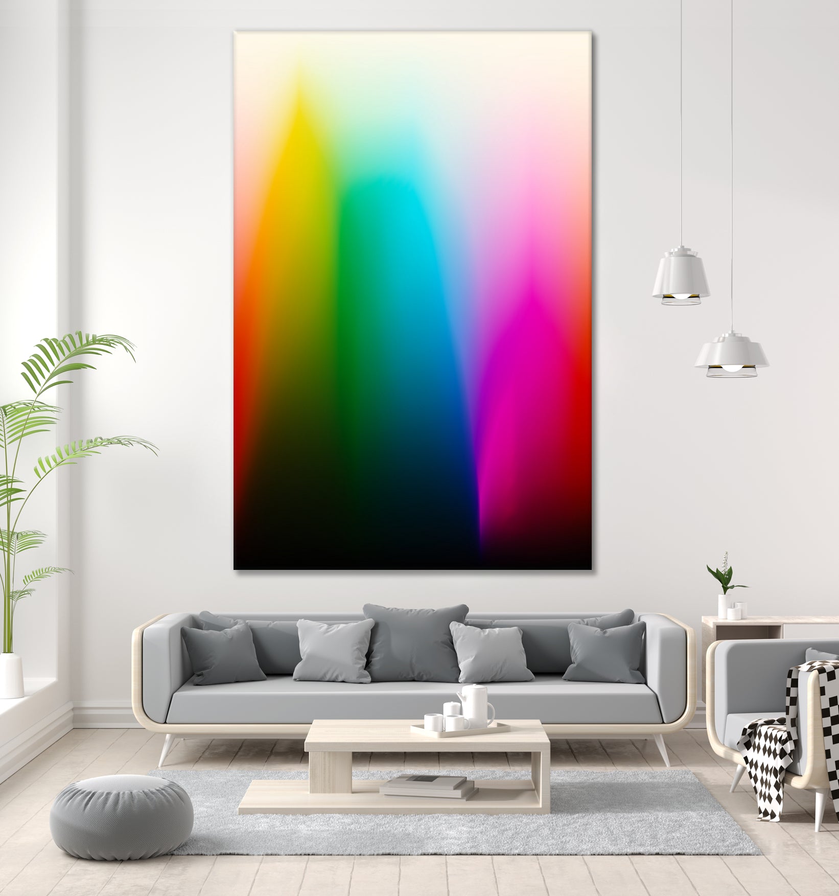 Every Color Rainbow Gradient on Film Stock by William Bottini on GIANT ART - red photo illustration