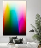 Every Color Rainbow Gradient on Film Stock by William Bottini on GIANT ART - red photo illustration