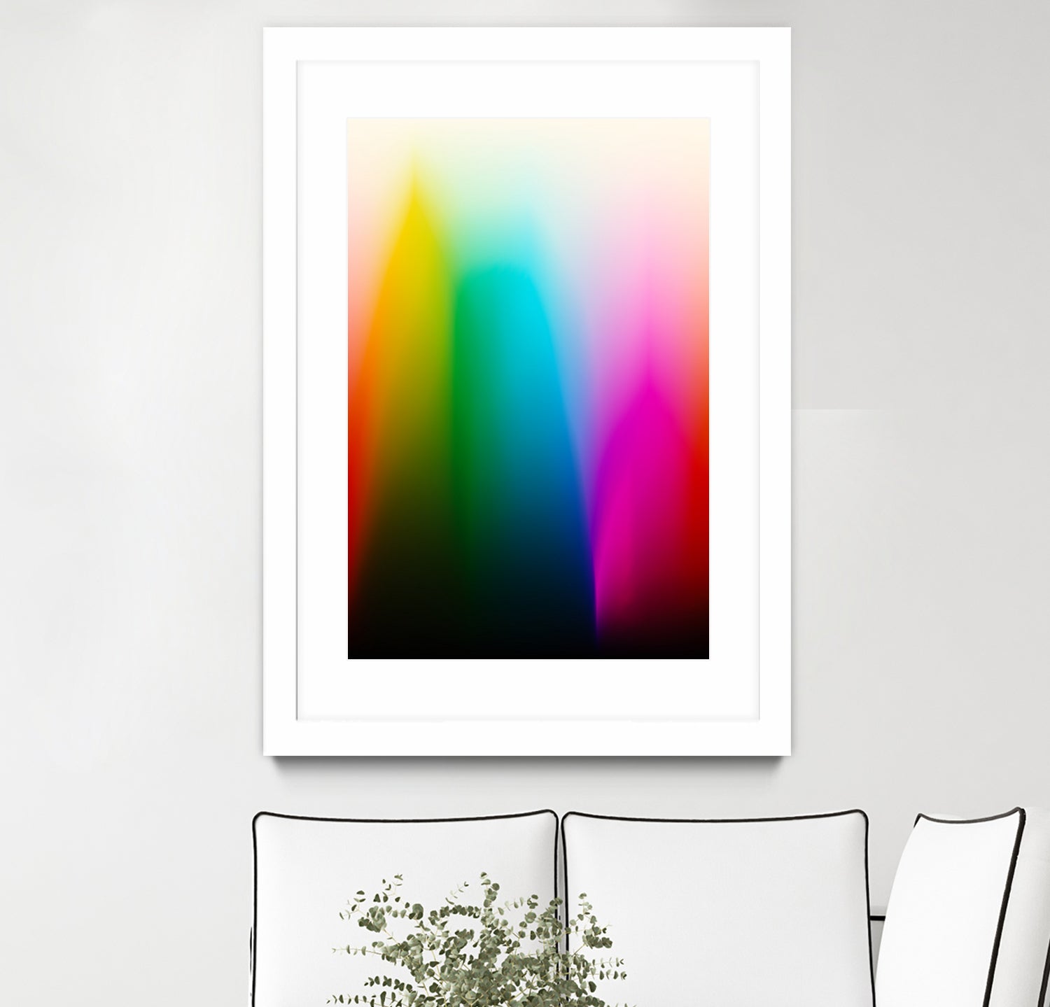 Every Color Rainbow Gradient on Film Stock by William Bottini on GIANT ART - red photo illustration