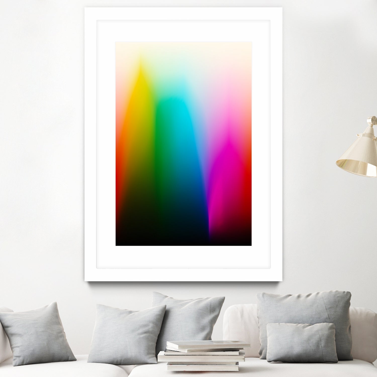 Every Color Rainbow Gradient on Film Stock by William Bottini on GIANT ART - red photo illustration