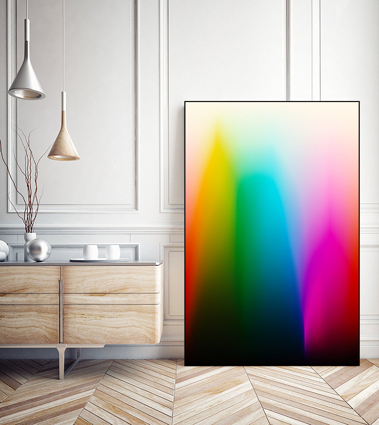 Every Color Rainbow Gradient on Film Stock by William Bottini on GIANT ART - red photo illustration