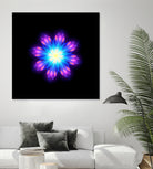 abstract flower2 by Ilya Shapko on GIANT ART - blue vector illustration