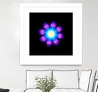 abstract flower2 by Ilya Shapko on GIANT ART - blue vector illustration