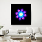 abstract flower2 by Ilya Shapko on GIANT ART - blue vector illustration