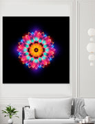 abstract flower3 by Ilya Shapko on GIANT ART - black vector illustration