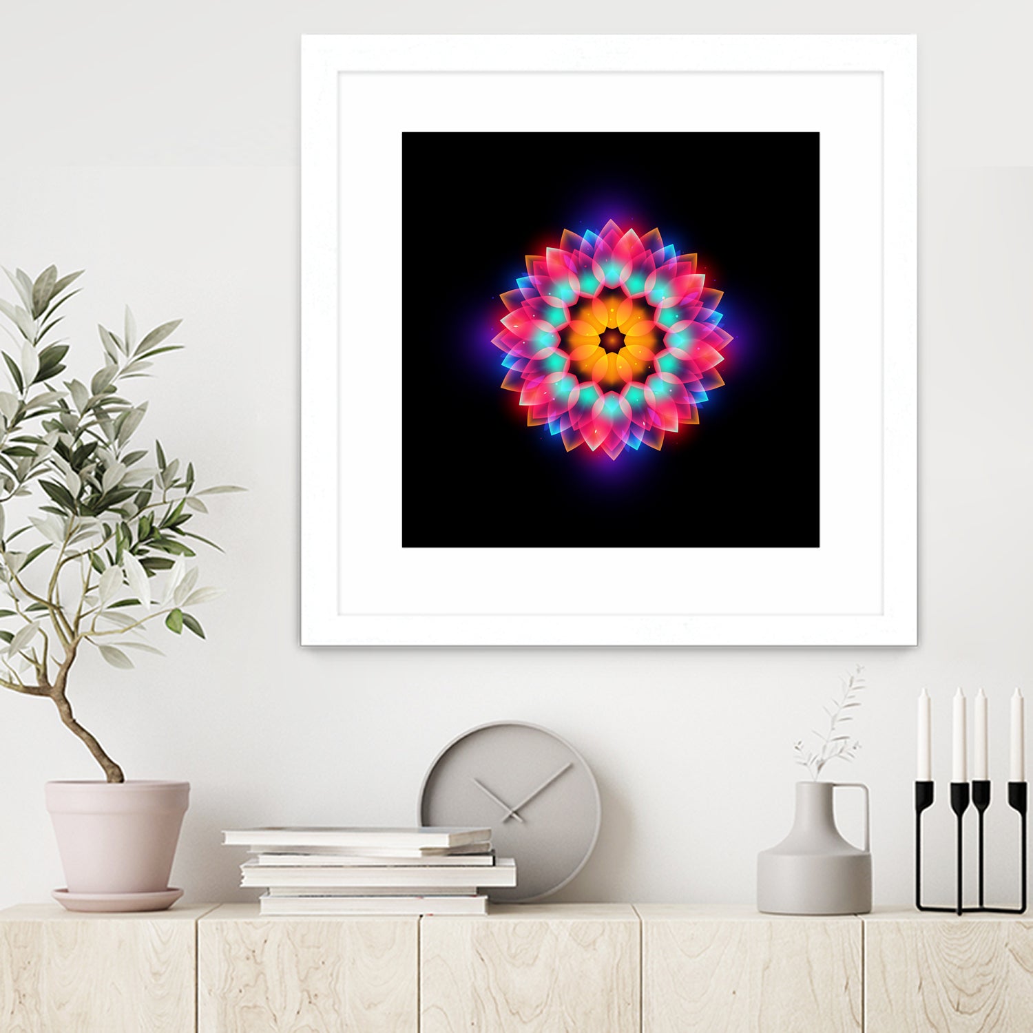 abstract flower3 by Ilya Shapko on GIANT ART - black vector illustration