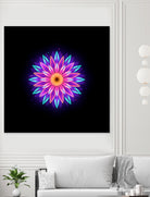 abstract flower1 by Ilya Shapko on GIANT ART - fuchsia vector illustration