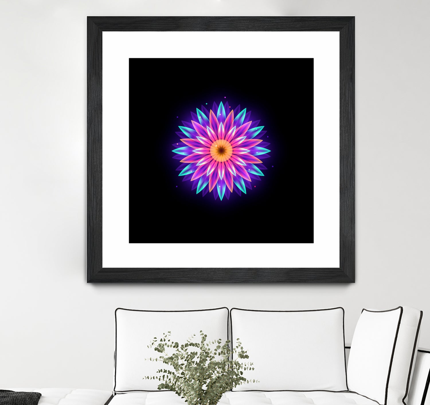 abstract flower1 by Ilya Shapko on GIANT ART - fuchsia vector illustration