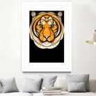 Tiger by Bruno Silva on GIANT ART - orange digital drawing