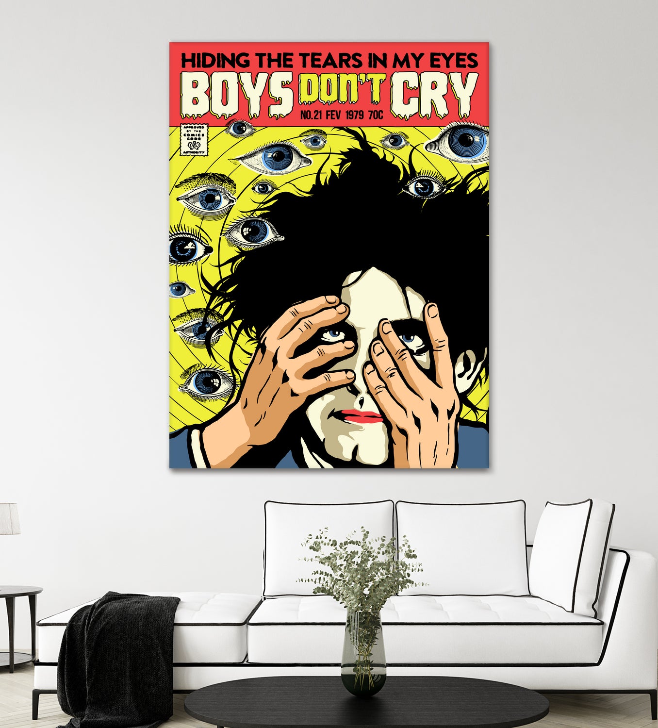 Boys Don't Cry by Bily Mariano da Luz on GIANT ART - yellow digital drawing