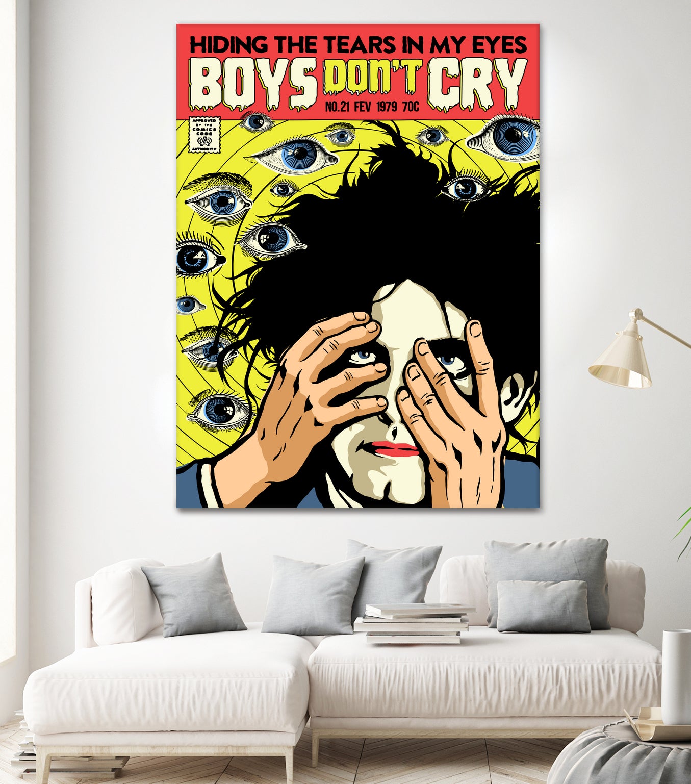 Boys Don't Cry by Bily Mariano da Luz on GIANT ART - yellow digital drawing