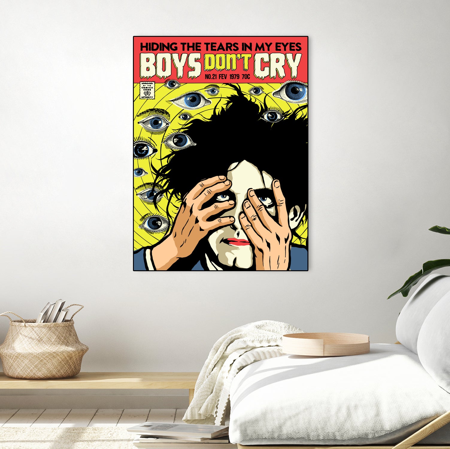 Boys Don't Cry by Bily Mariano da Luz on GIANT ART - yellow digital drawing