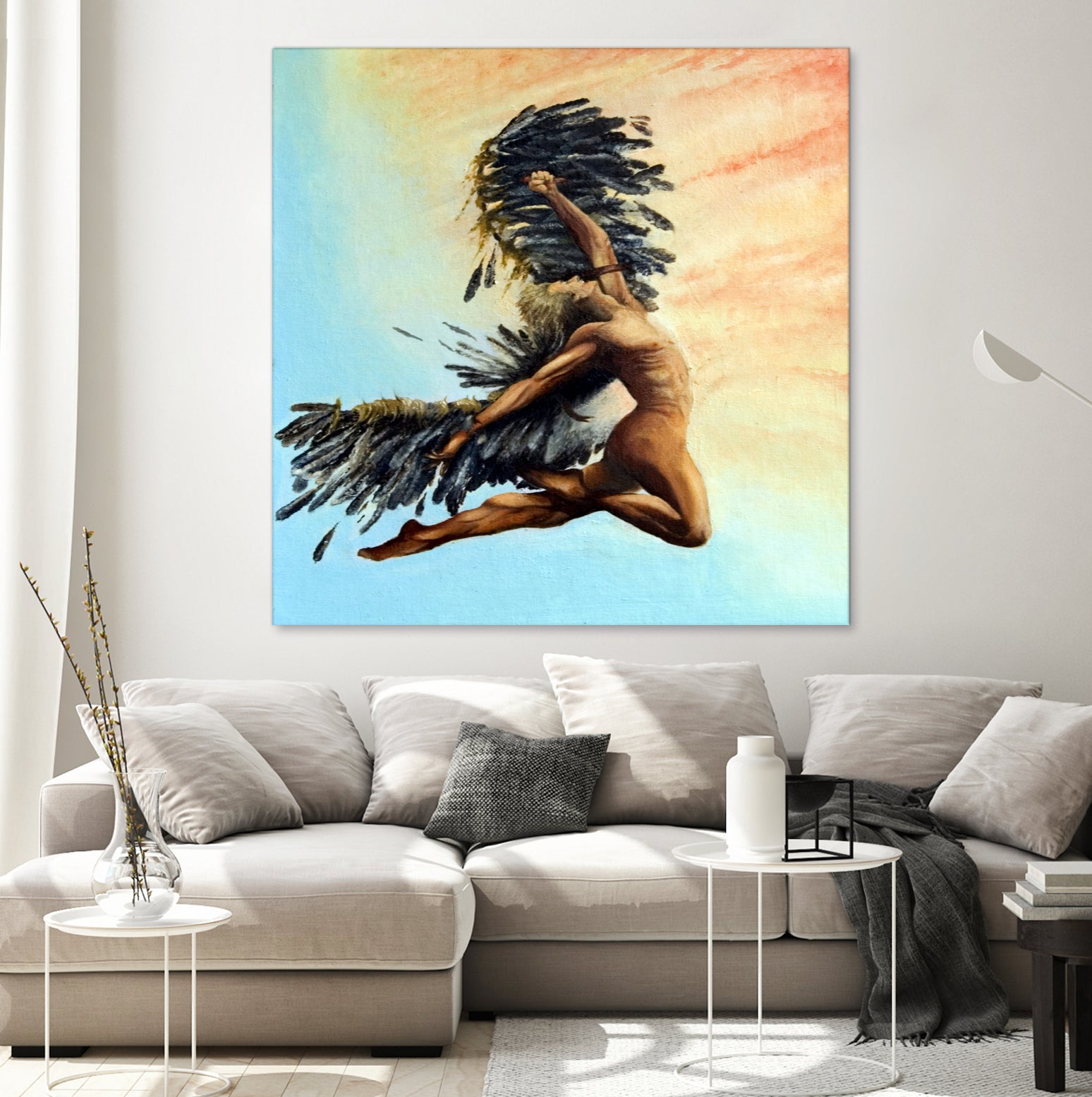 Icarus Descending by michael jon on GIANT ART - pink digital painting