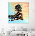 Icarus Descending by michael jon on GIANT ART - pink digital painting