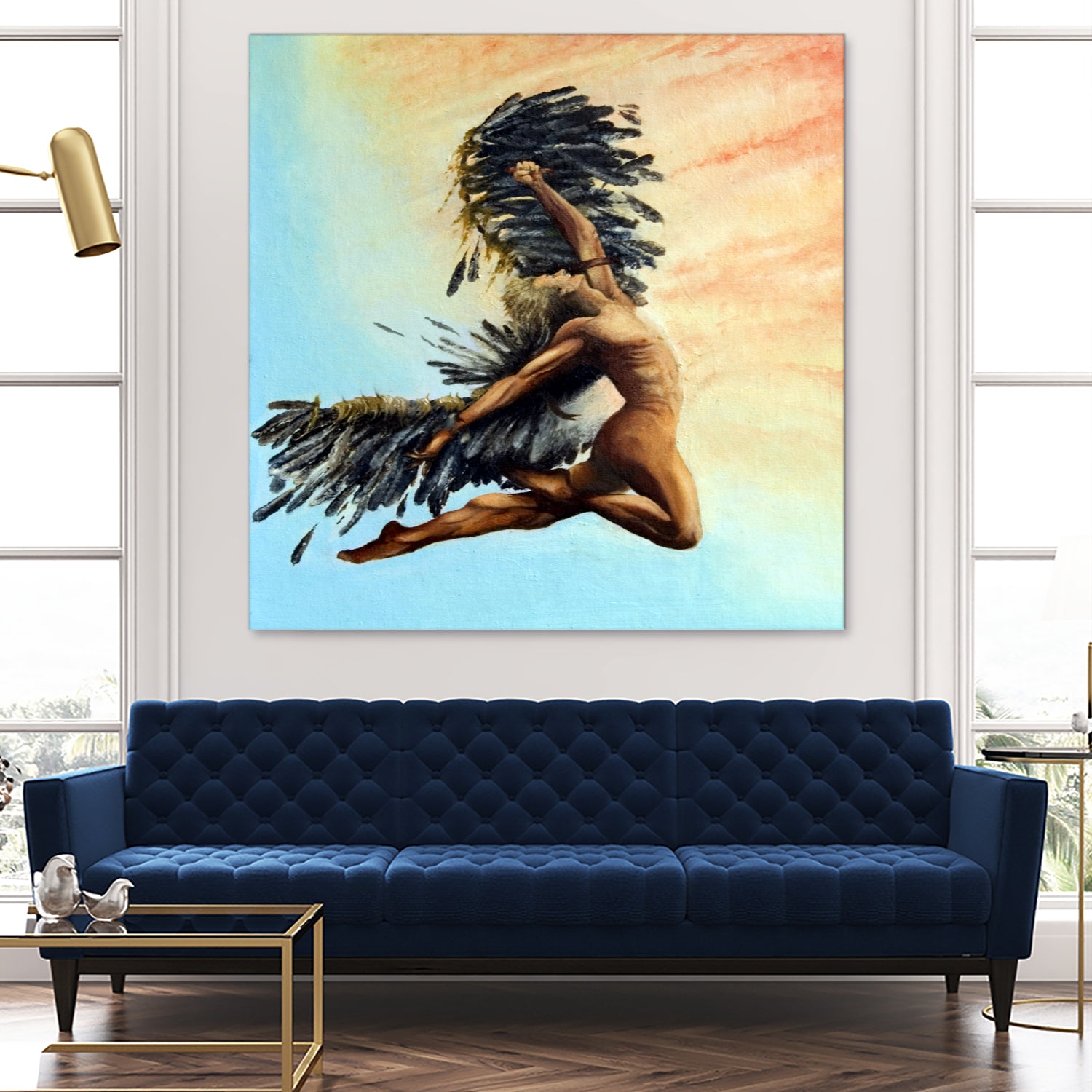 Icarus Descending by michael jon on GIANT ART - pink digital painting