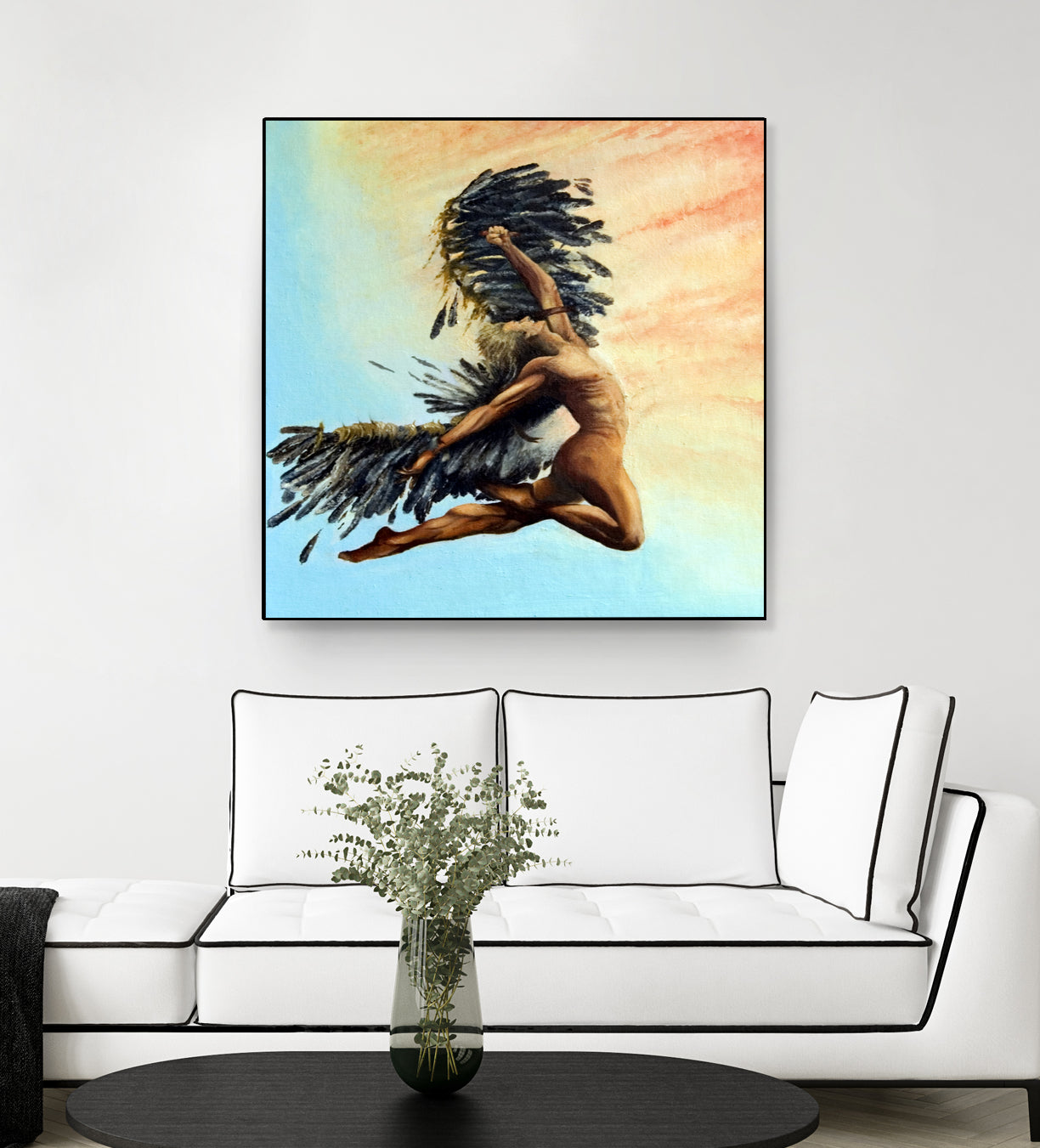 Icarus Descending by michael jon on GIANT ART - pink digital painting