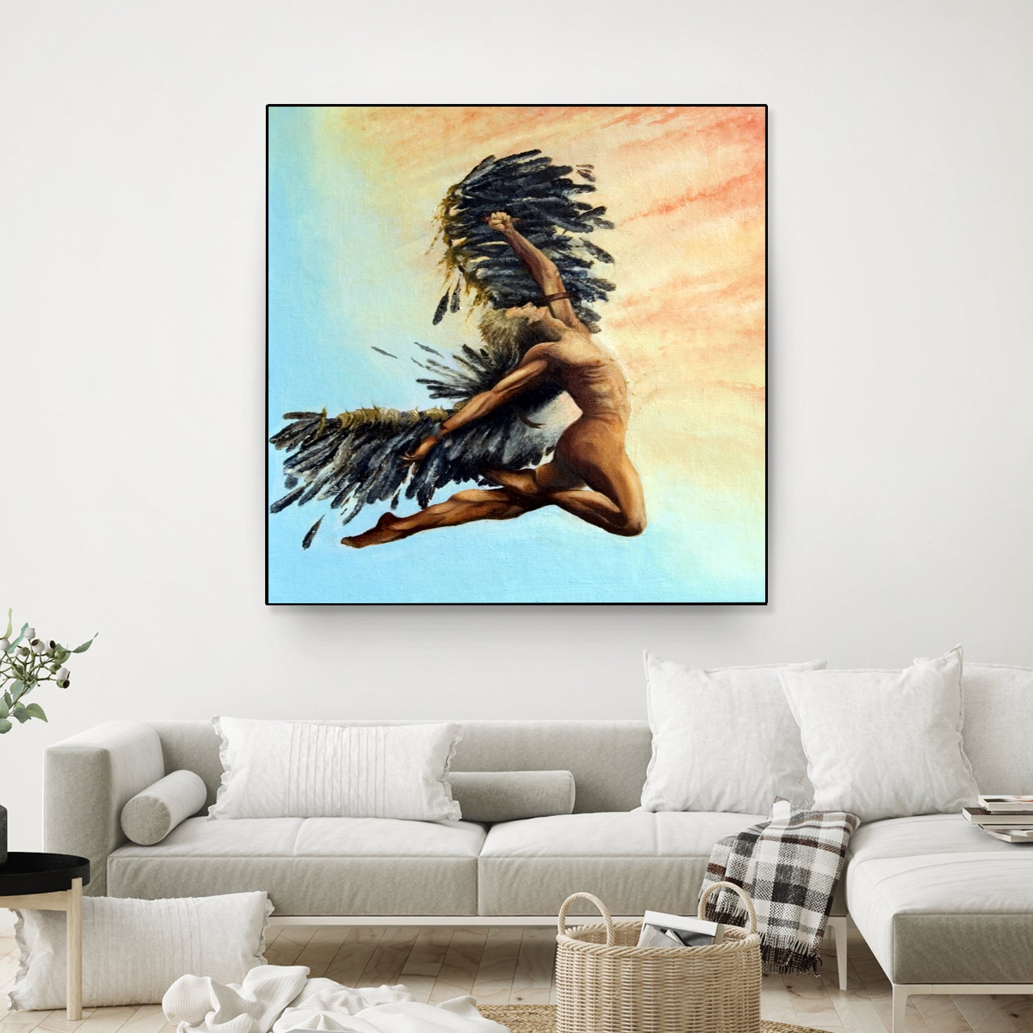 Icarus Descending by michael jon on GIANT ART - pink digital painting