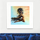 Icarus Descending by michael jon on GIANT ART - pink digital painting