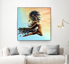 Icarus Descending by michael jon on GIANT ART - pink digital painting