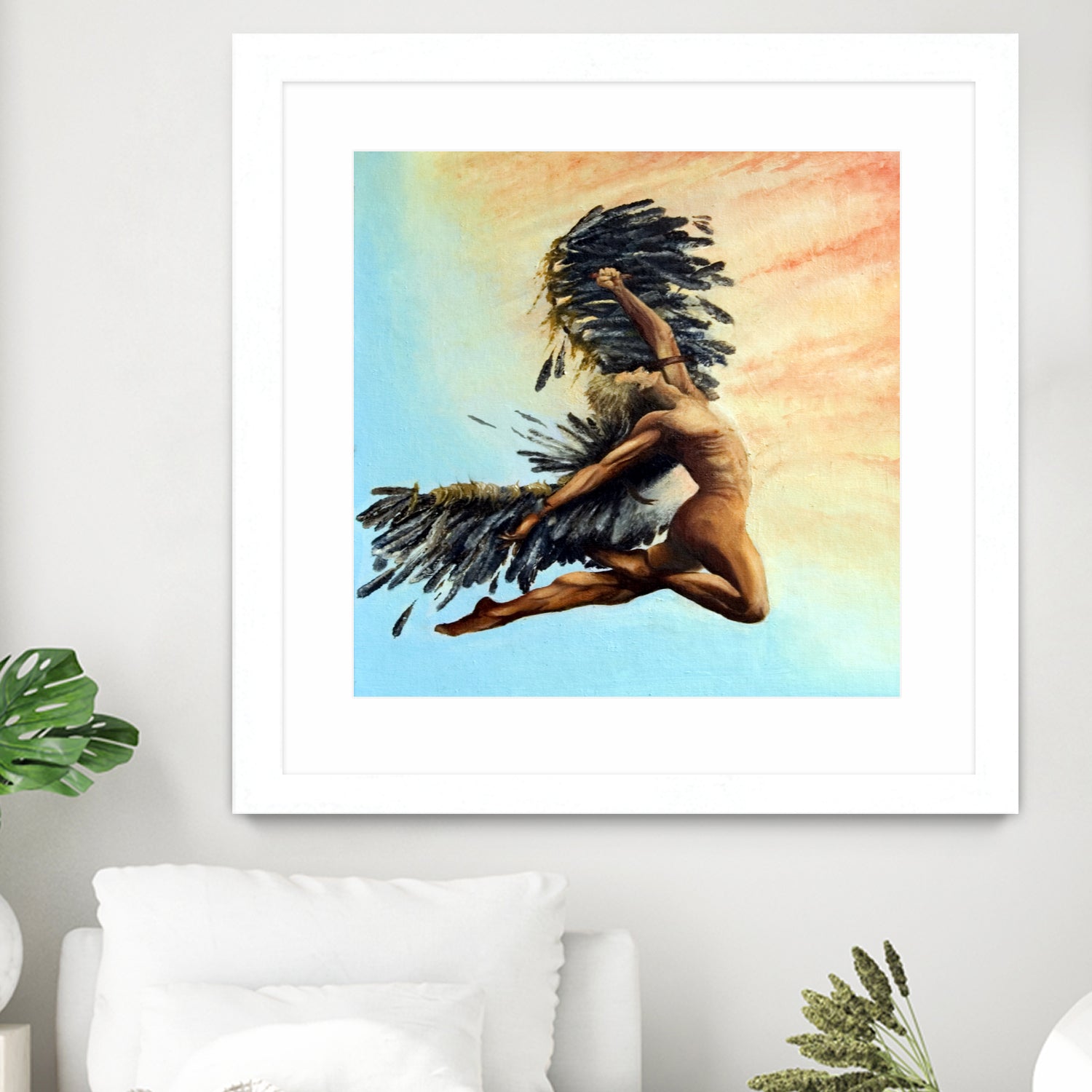 Icarus Descending by michael jon on GIANT ART - pink digital painting