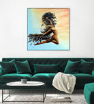 Icarus Descending by michael jon on GIANT ART - pink digital painting