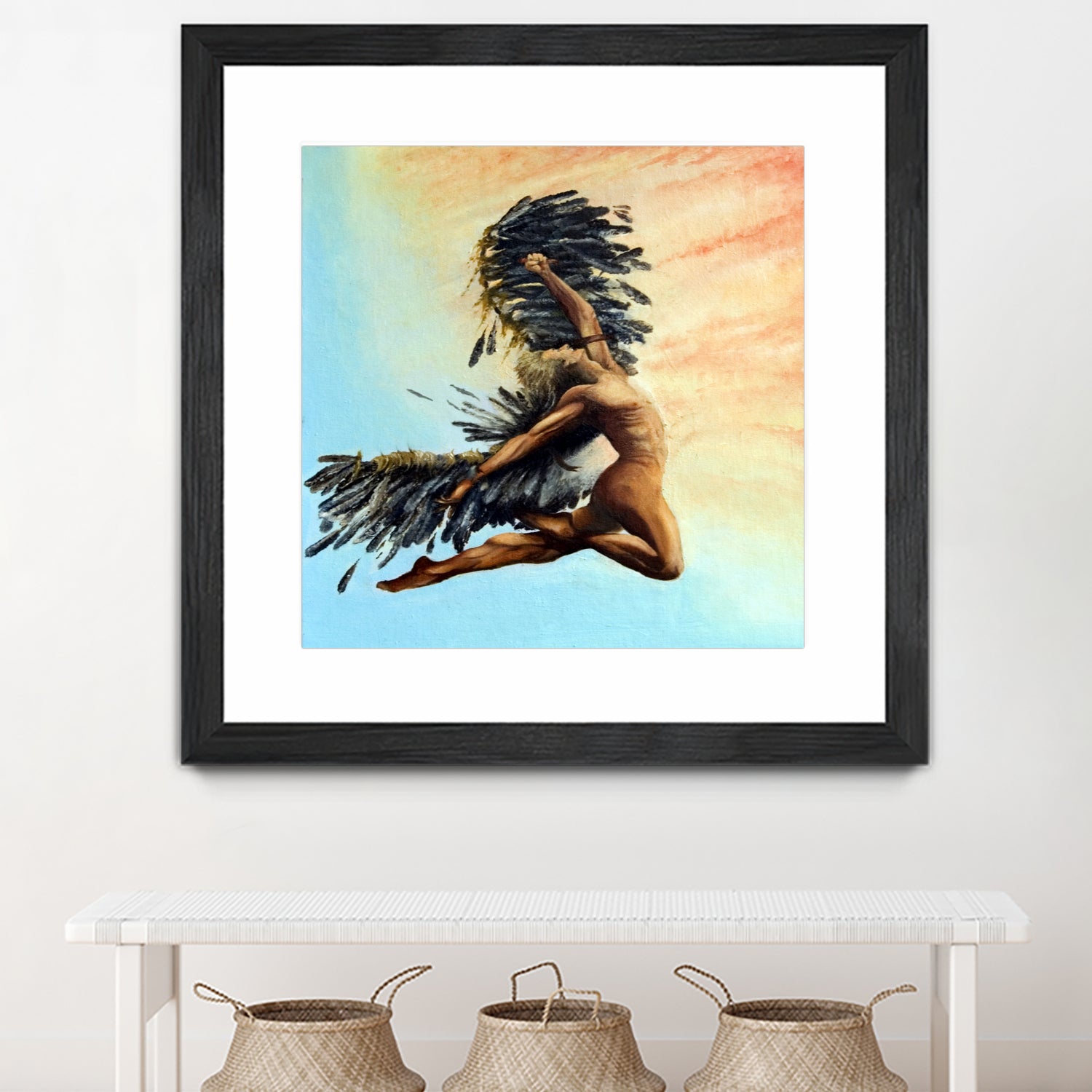 Icarus Descending by michael jon on GIANT ART - pink digital painting