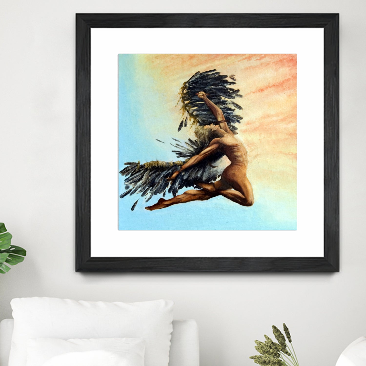 Icarus Descending by michael jon on GIANT ART - pink digital painting