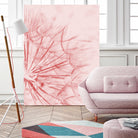 Dandelion In Pink by IOANNA PAPANIKOLAOU on GIANT ART - pink photo illustration