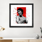 Bruce Lee by Nikita Abakumov on GIANT ART - red digital painting