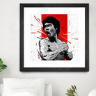 Bruce Lee by Nikita Abakumov on GIANT ART - red digital painting