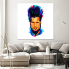 Wayne Static by Ilya Shapko on GIANT ART - blue digital drawing