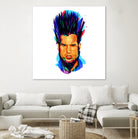 Wayne Static by Ilya Shapko on GIANT ART - blue digital drawing